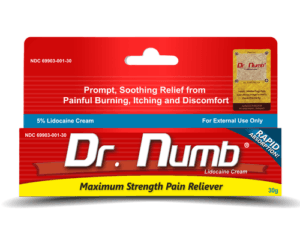Using Dr. Numb for wax clients