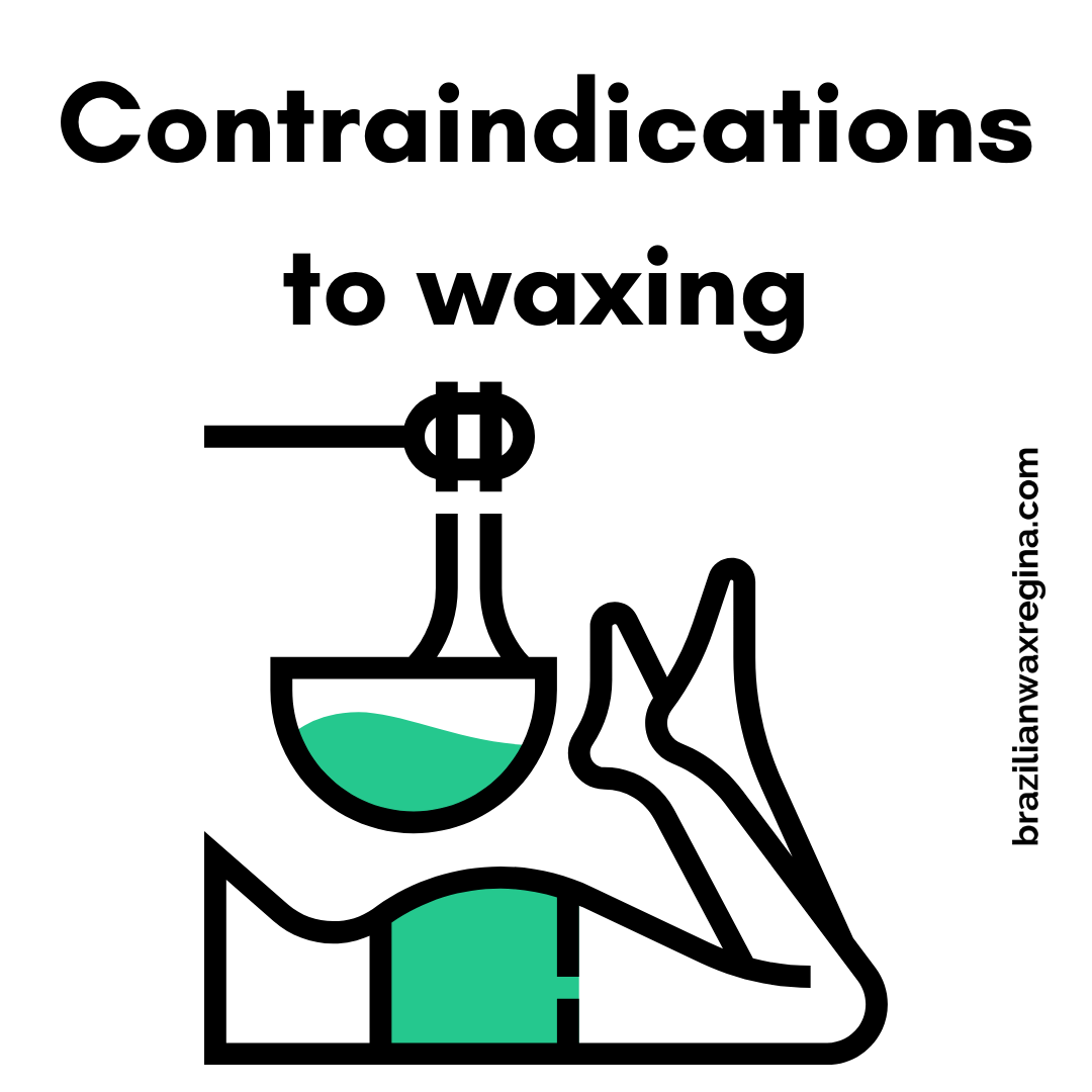 Contraindications to waxing