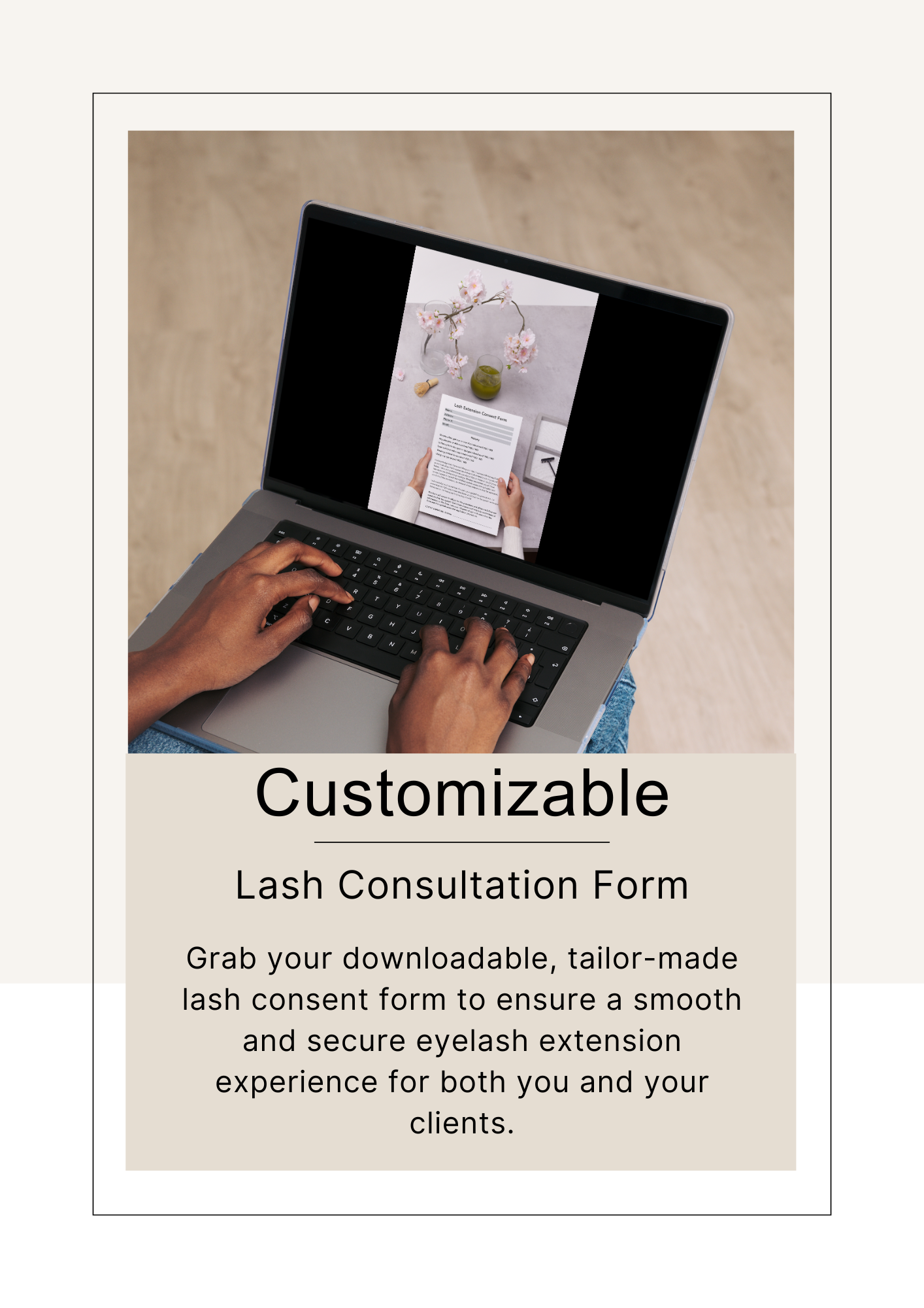 Lash extensions consent form