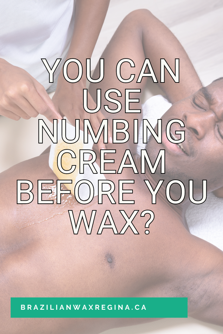 Can you use numbing cream for waxing?