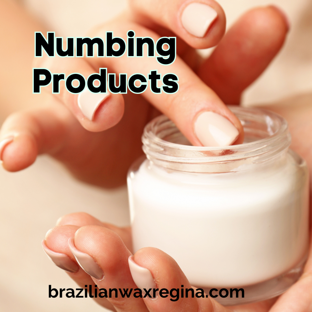 You can use numbing products in waxing