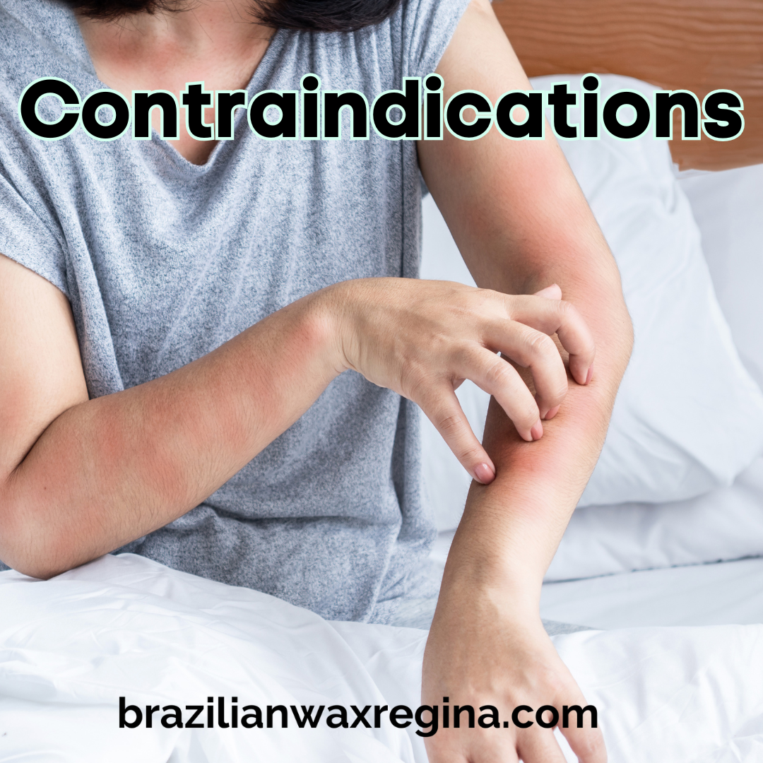 Check all contraindications to waxing before you book your appointment.